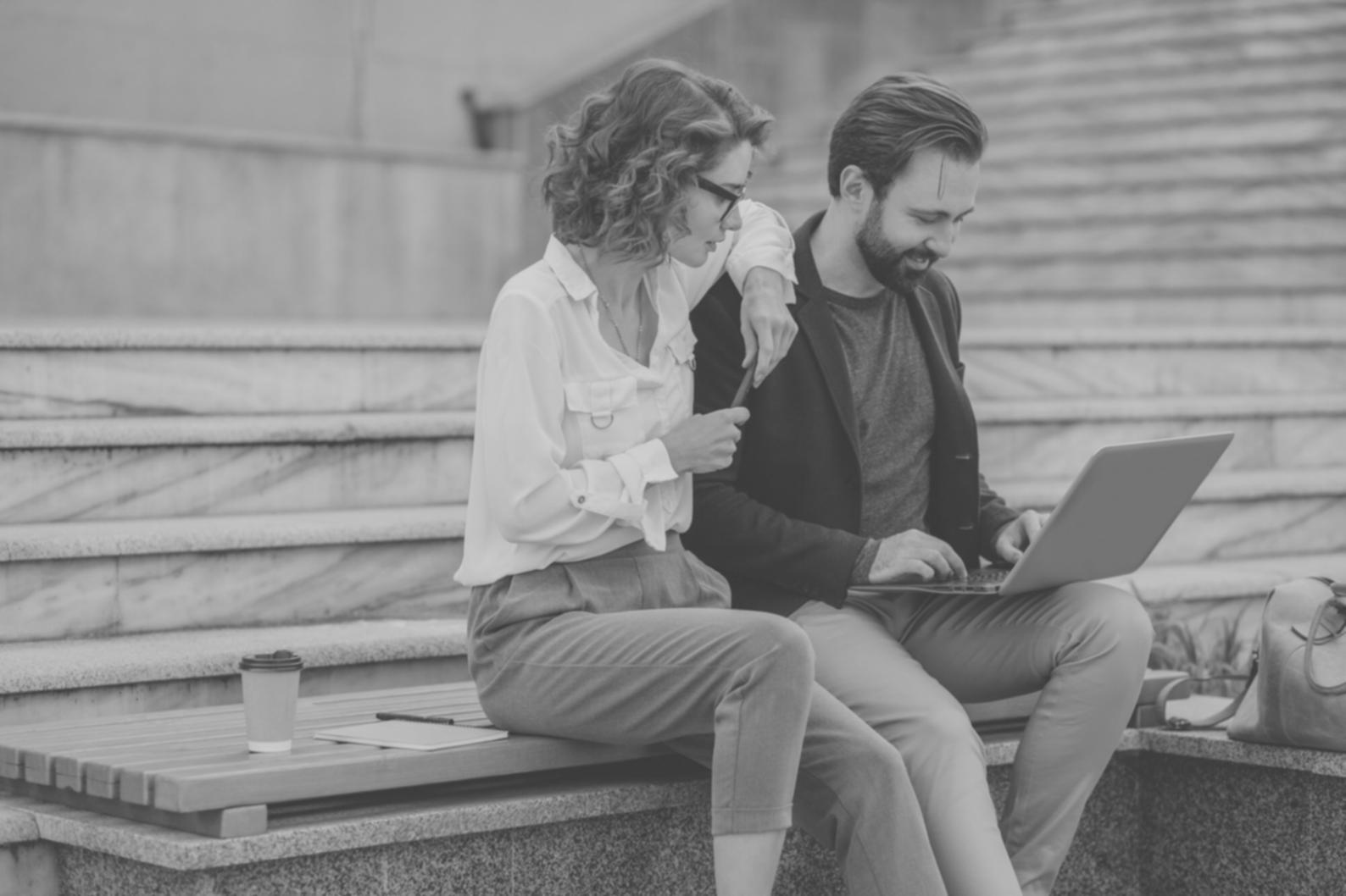 Business financial planning session with analysis documents