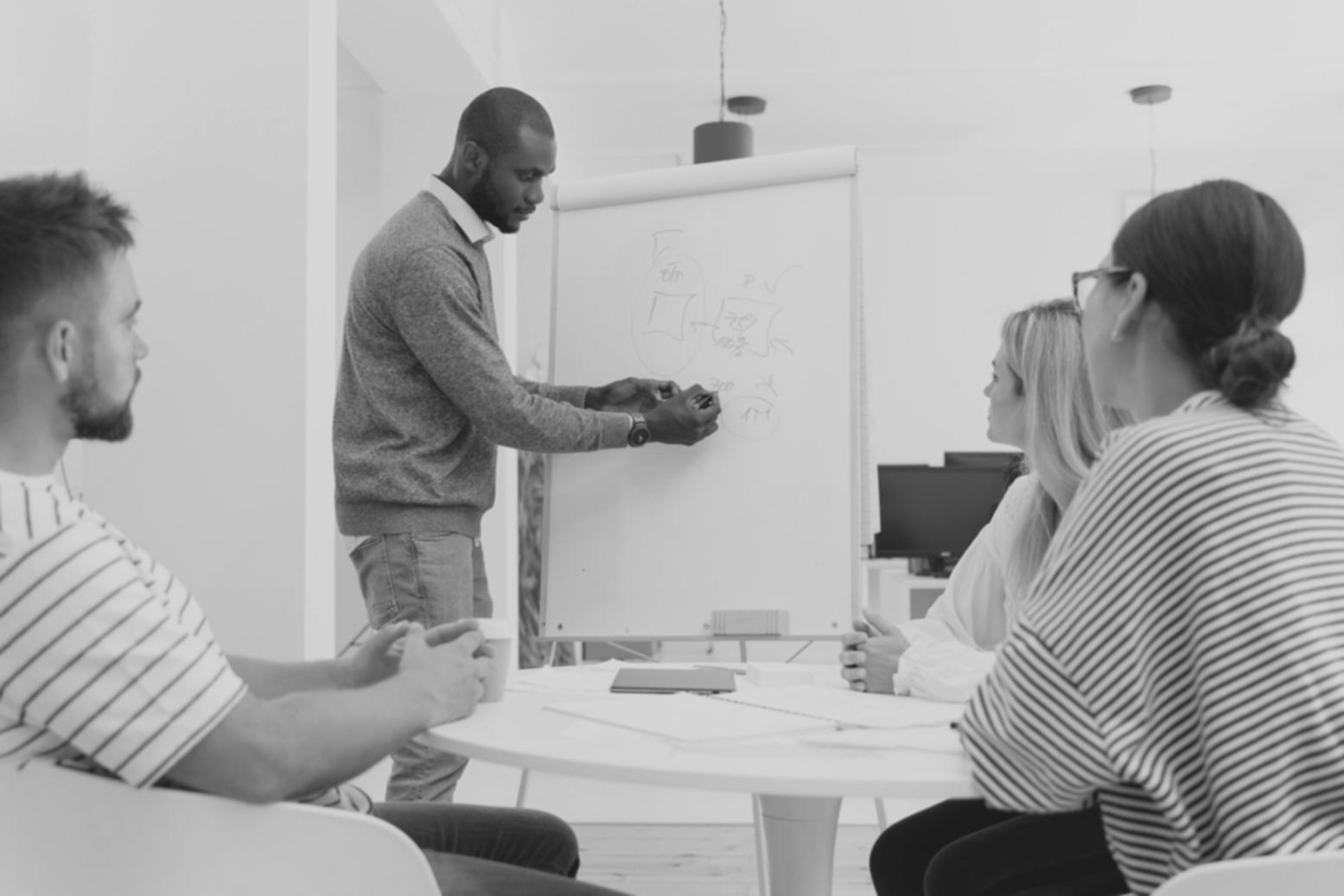 Financial analysis training workspace